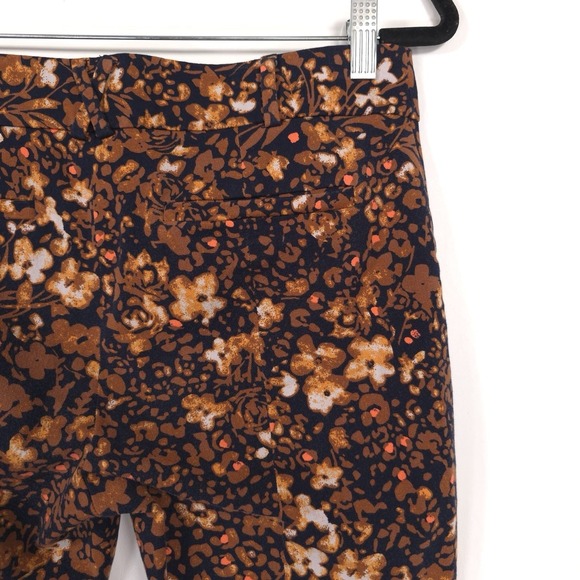 The Essential Slim by Anthropologie Women's Size 6 Brown Orange Pants Trousers - Picture 13 of 16